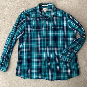 L.L. Bean Men Flannel Shirt